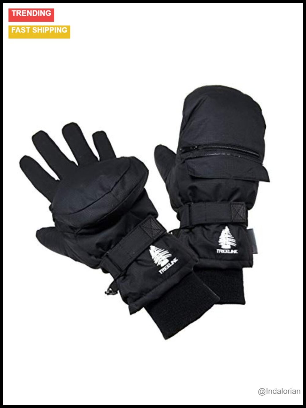 Flip-Top Mitten Gloves Touch Screen Warm Winter